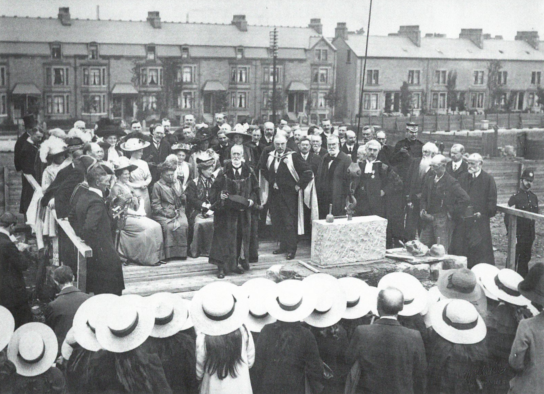 Laying the Foundation Stone 27th June 1912